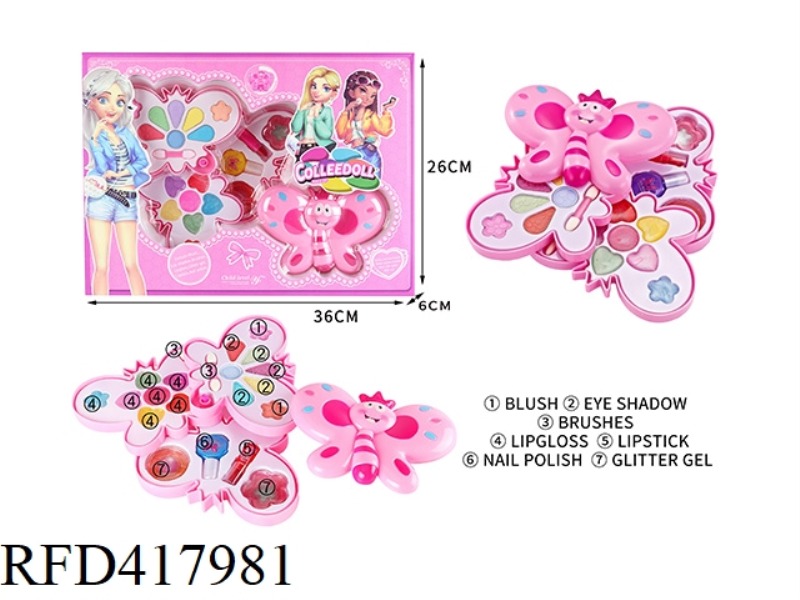 BUTTERFLY CHILDREN'S MAKE-UP COSMETICS