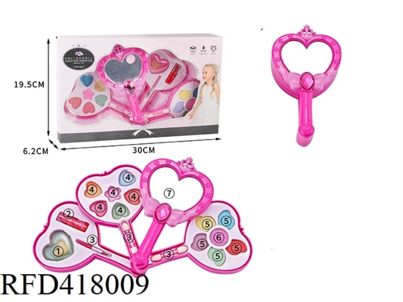 MAKEUP MIRROR FOR CHILDREN'S MAKE-UP COSMETICS