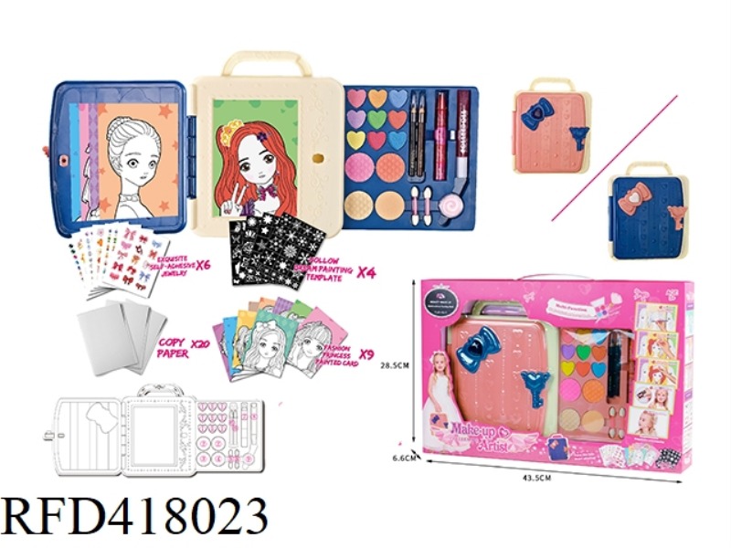 MAKEUP PAINTING BOARD + CHILDREN'S MAKE-UP COSMETICS