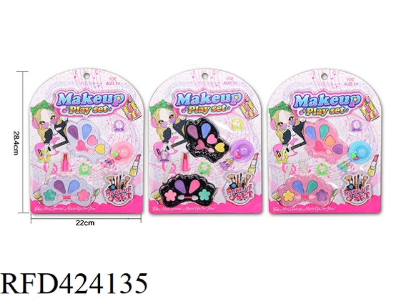 (MAKE-UP) COLORFUL BUTTERFLIES, COLLAR FLOWERS