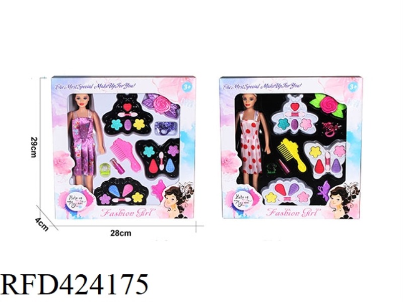 (MAKE-UP) COLLAR FLOWER, BUTTERFLY, BEE, BARBIE