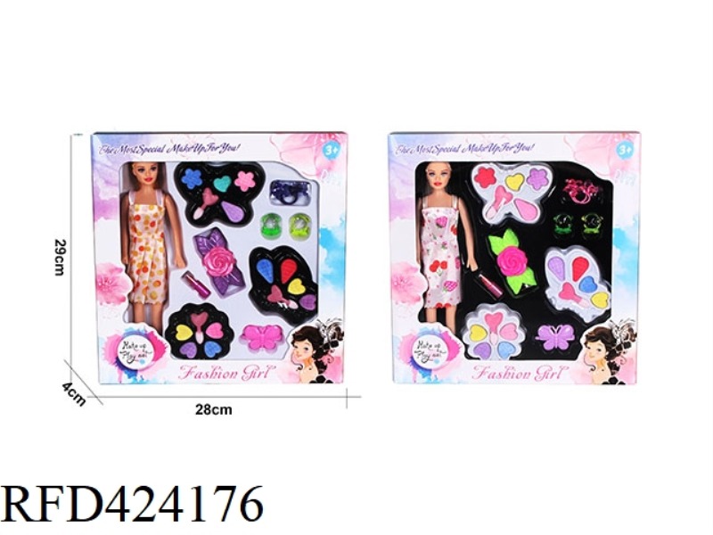 (MAKE-UP) FLYING BUTTERFLY, PLUM BLOSSOM, COLORFUL BUTTERFLY, BARBIE