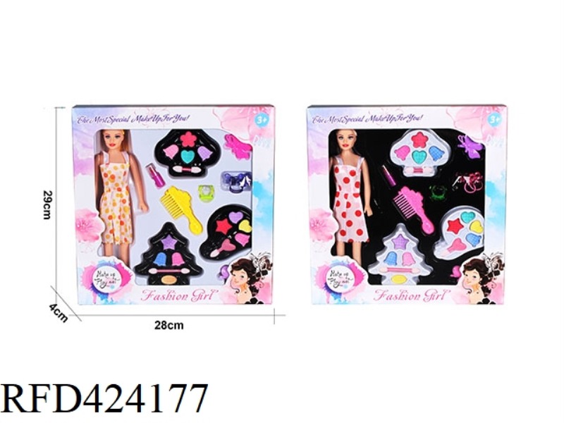 (MAKEUP) SNAILS, MUSHROOMS, CHRISTMAS TREES, BARBIE