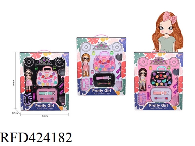 (MAKE-UP) DOLL, SATCHEL SET