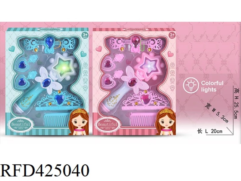 FIVE-STAR MAGIC WAND JEWELRY SET WITH LIGHT