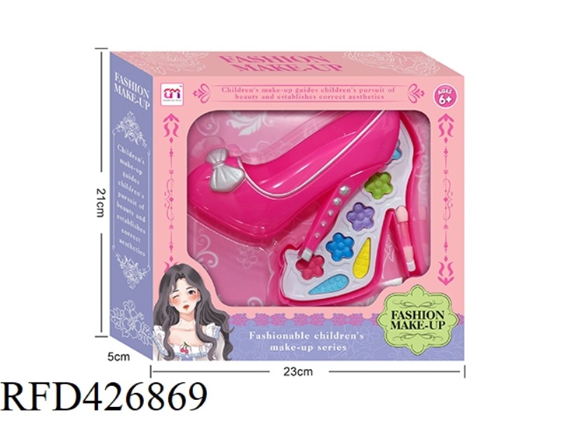 HIGH-HEELED SHOES SINGLE LAYER CHILDREN'S COSMETICS