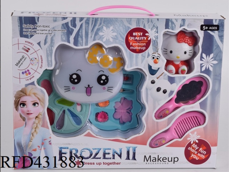 TWO LAYER CAT MAKEUP; MIDDLE LAYER LIP GLOSS