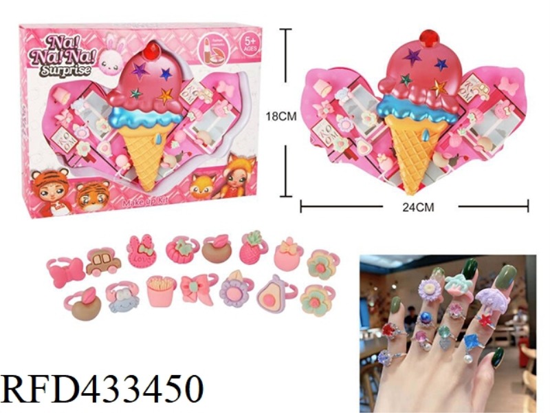 ICE CREAM KIDS RING SET