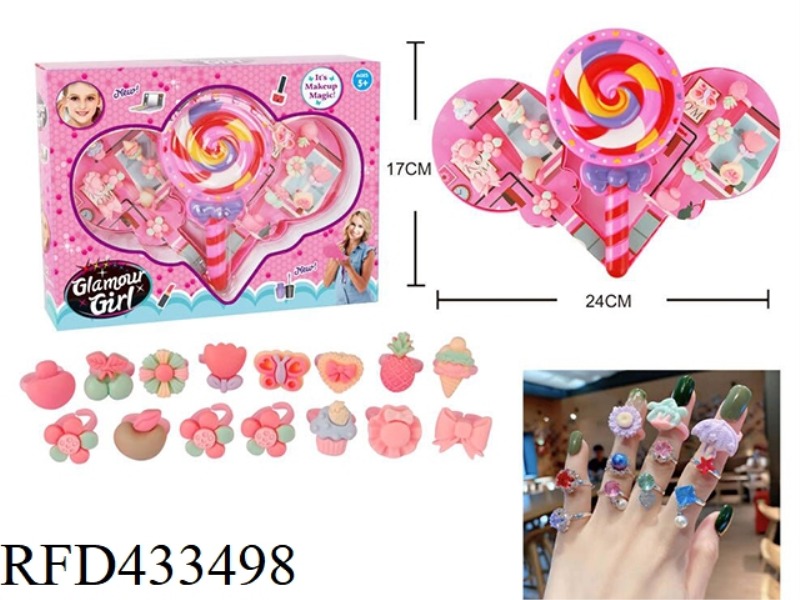 ENGLISH VERSION LOLLIPOP KIDS RING SET