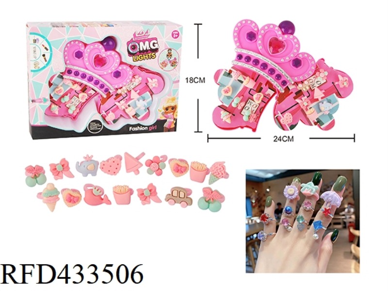 CROWN CHILDREN'S RING SET