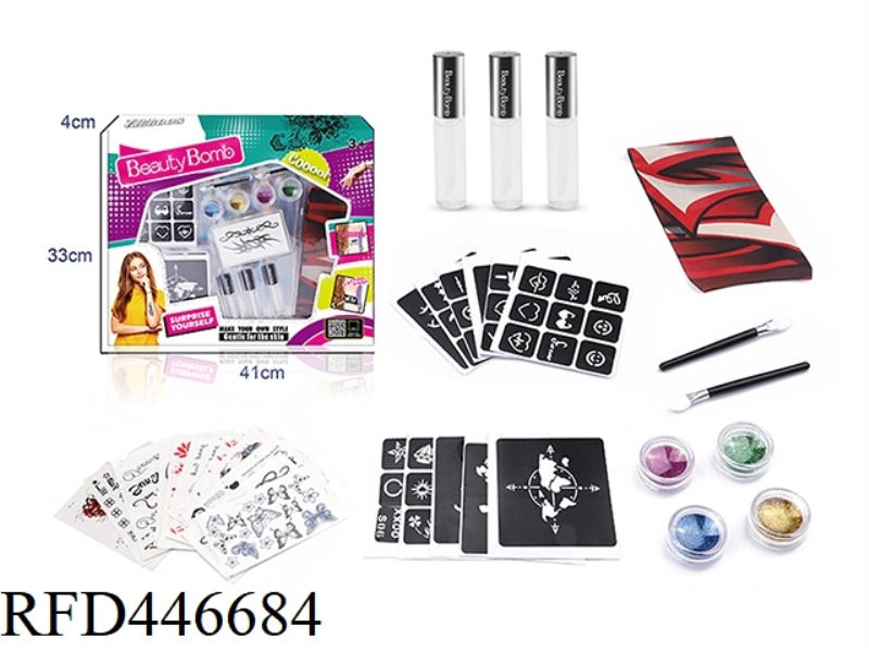GIRL CHILD TATTOO SET