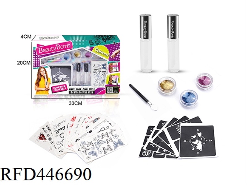 GIRL CHILD TATTOO SET