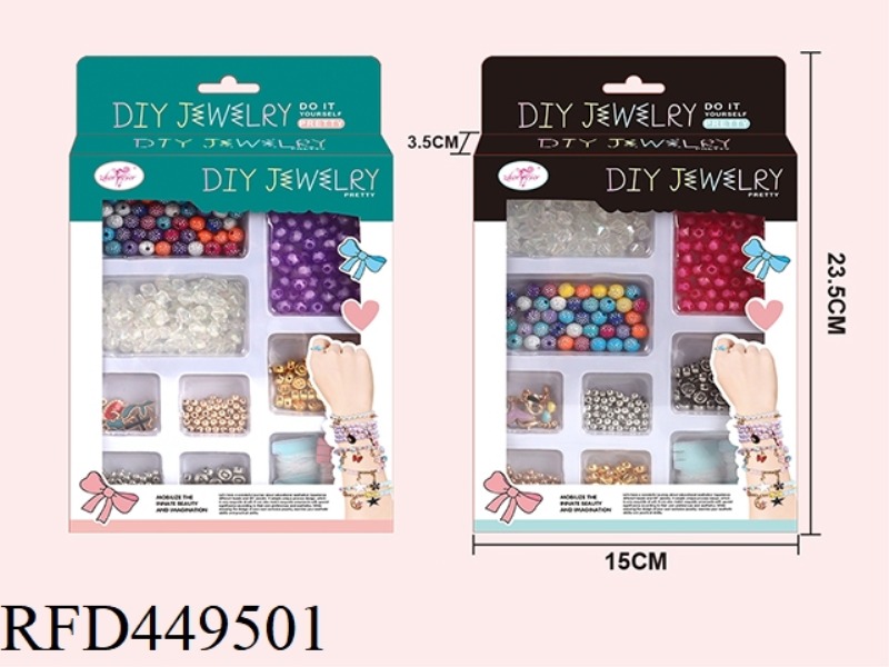 TWO MIXED DIY BEADS (INCLUDING ALLOY ACCESSORIES)