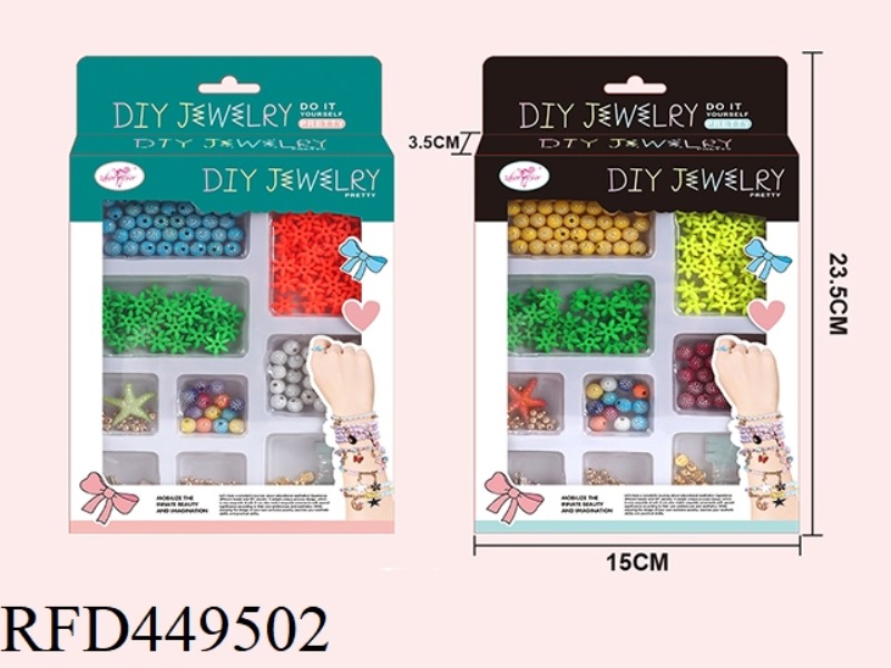 TWO MIXED DIY BEADS (INCLUDING ALLOY ACCESSORIES)