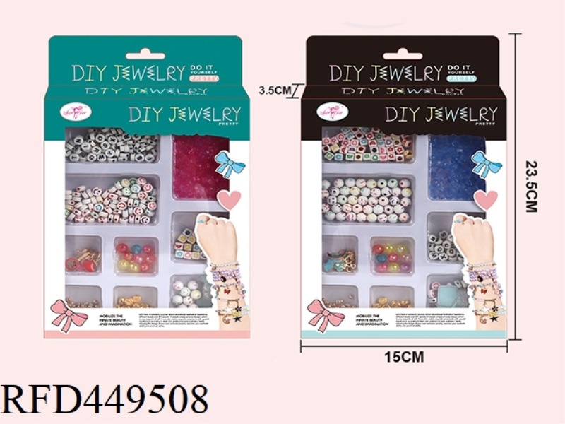 TWO MIXED DIY BEADS (INCLUDING ALLOY ACCESSORIES)