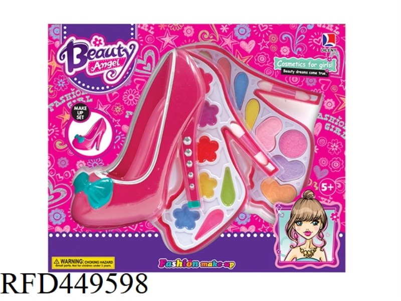 COSMETICS COMBINATION OF TWO-LAYER HIGH-HEELED SHOES