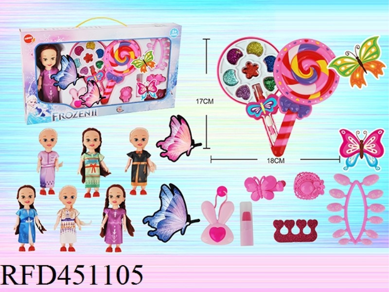 LOLLIPOP + DOLL COSMETICS SET