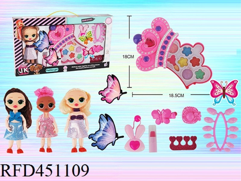 CROWN + DOLL COSMETICS SET