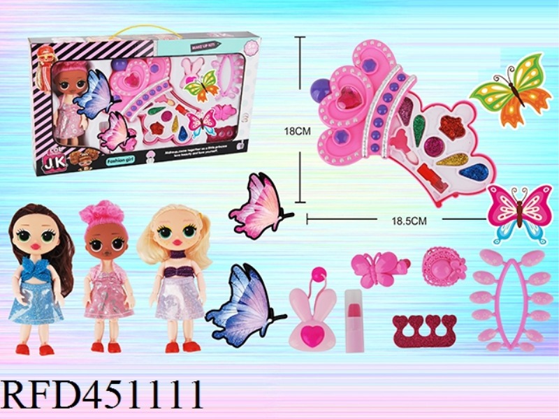 CROWN + DOLL COSMETICS SET