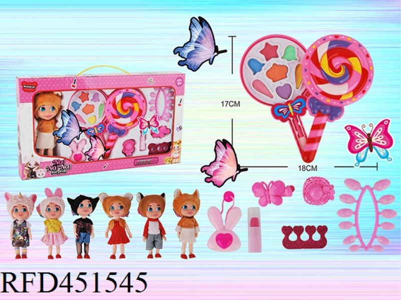 LOLLIPOP + DOLL COSMETICS SET