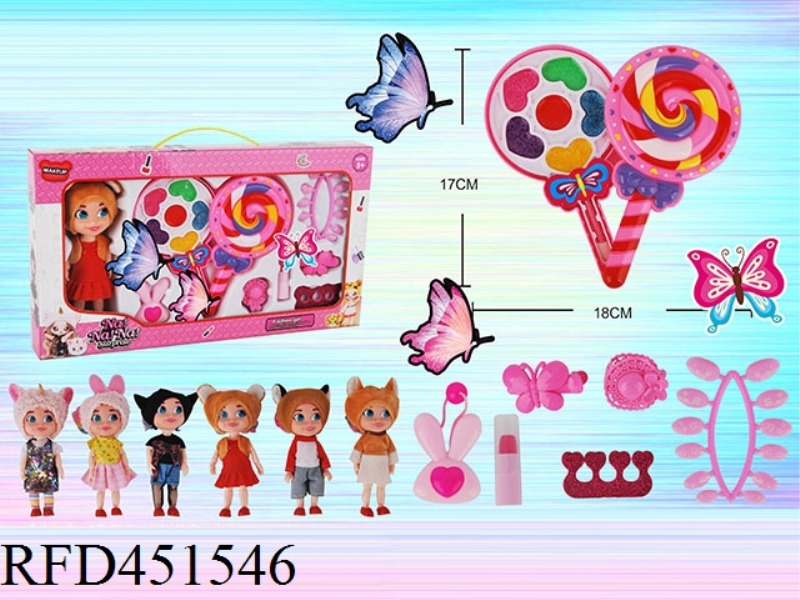 LOLLIPOP + DOLL COSMETICS SET