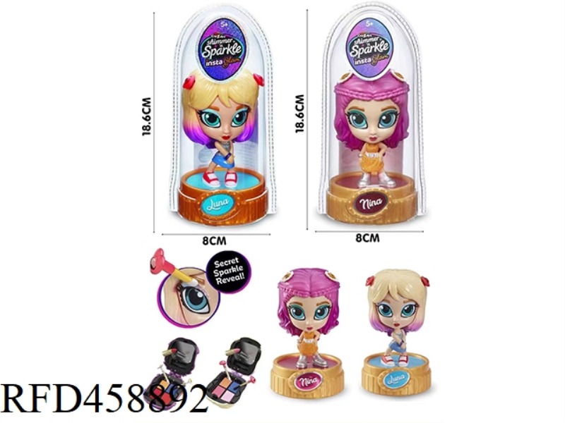 MAKEUP ORNAMENTS MAKEUP HEAD CAN BE OPENED WITH MIRROR