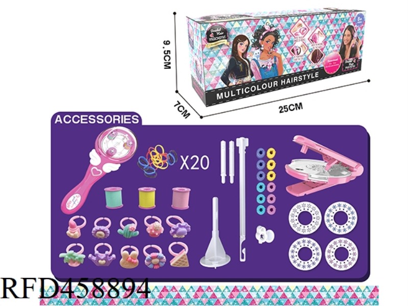 HAIR BRAIDING ARTIFACT + HAIR NAILING BRICK MACHINE