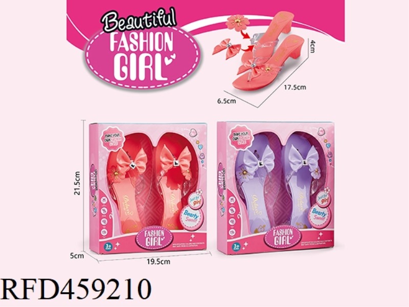 NEW LIGHTING BARBIE SHOES PURPLE/PINK 2 COLORS MIX