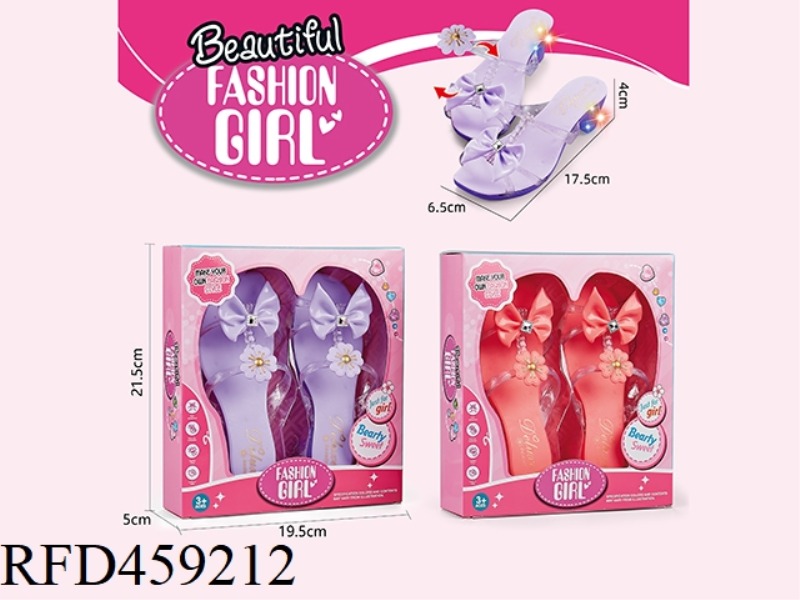 LIGHT BARBIE SHOES PURPLE/PINK 2 COLOR MIX