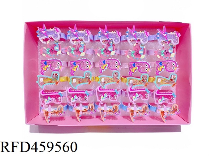 BRACELET JEWELRY (30 PIECES / DISPLAY BOX) DINOSAUR