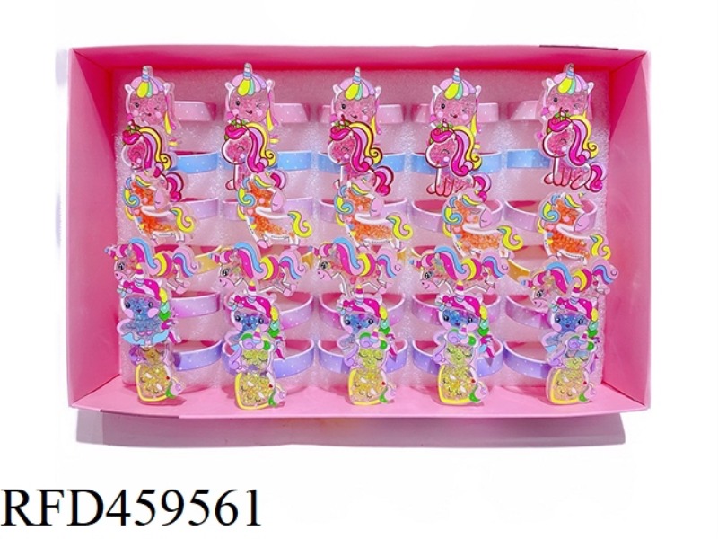 BRACELET JEWELRY (30 PIECES / DISPLAY BOX) UNICORN