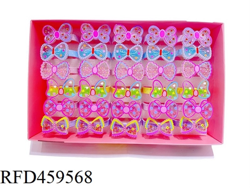 BRACELET JEWELRY (30 PIECES / DISPLAY BOX) BOW