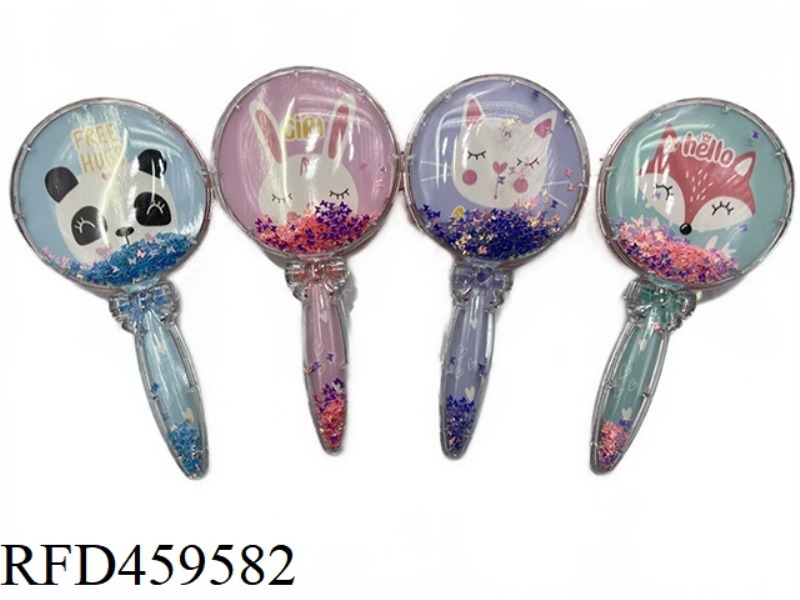 CIRCULAR FLASH POWDER MASSAGE COMB PANDA AND FOX