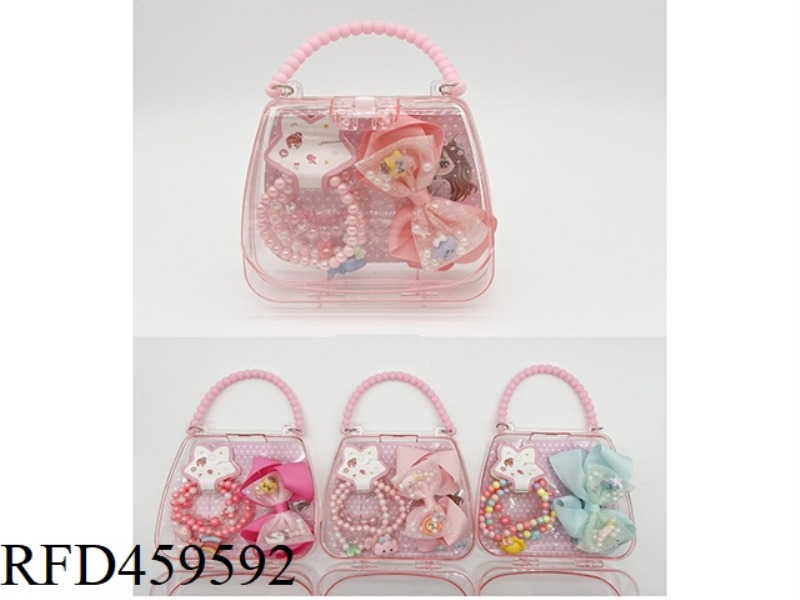 HANDBAG JEWELRY SET (BRACELET + HAIRPIN)