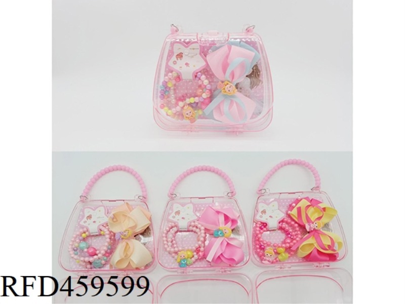 HANDBAG JEWELRY SET (BRACELET + HAIRPIN)