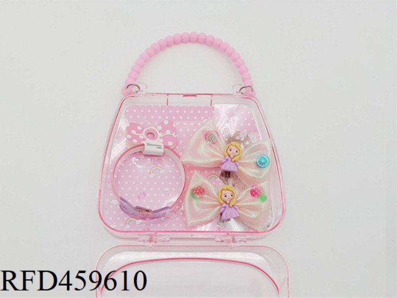 HANDBAG JEWELRY SET (BRACELET + A PAIR OF HAIRPINS) GIRL