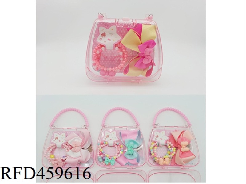 HANDBAG JEWELRY SET (BRACELET + HAIRPIN)