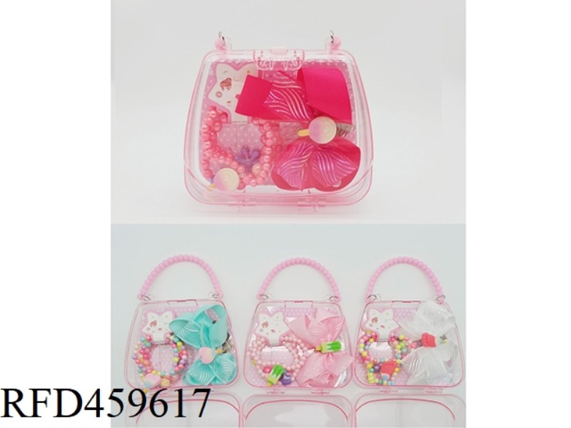 HANDBAG JEWELRY SET (BRACELET + HAIRPIN)
