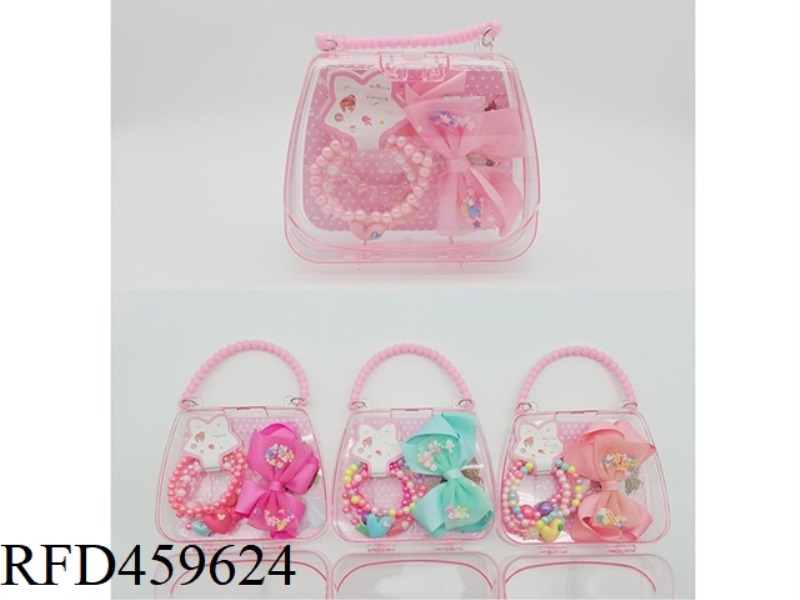 HANDBAG JEWELRY SET (BRACELET + HAIRPIN)