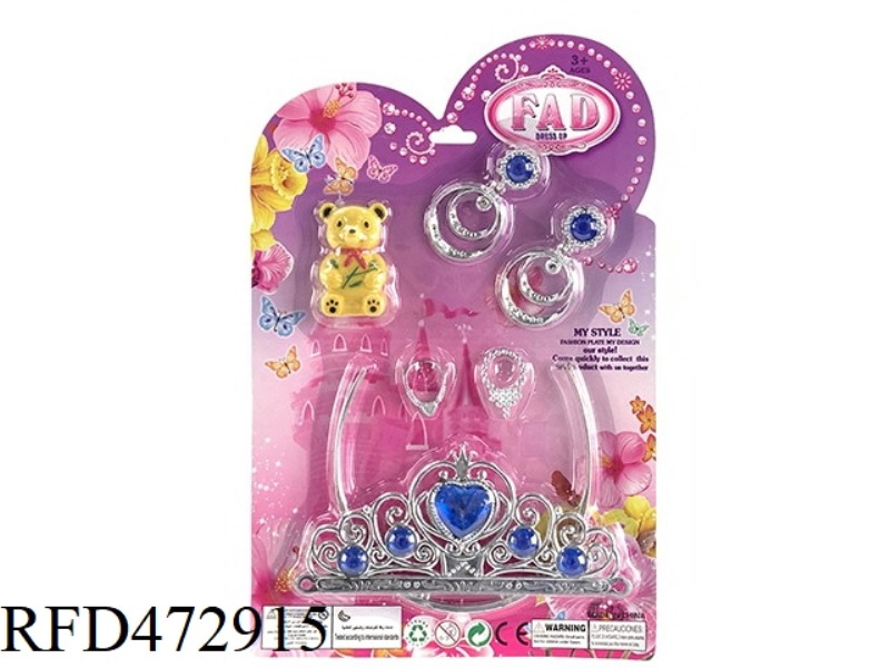 BIG CROWN + EARRINGS + BEAR JEWELRY