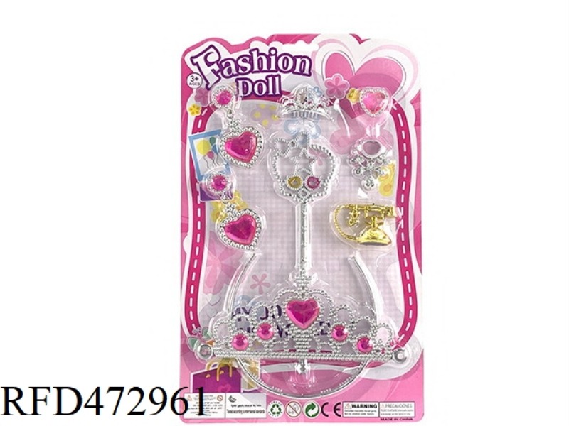 BIG CROWN + EARRINGS + MAGIC WAND SMALL CROWN JEWELRY