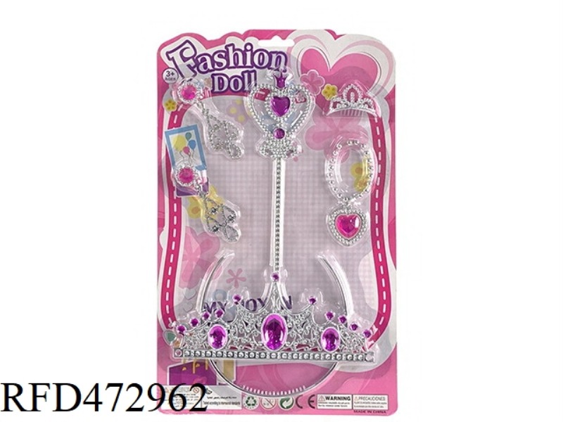 BIG CROWN + EARRINGS + MAGIC WAND SMALL CROWN JEWELRY