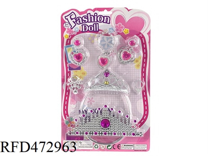 BIG CROWN + EARRINGS + MAGIC WAND SMALL CROWN JEWELRY