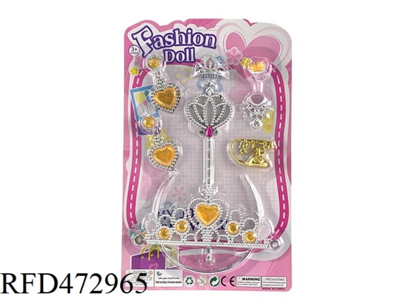 BIG CROWN + EARRINGS + MAGIC WAND SMALL CROWN JEWELRY