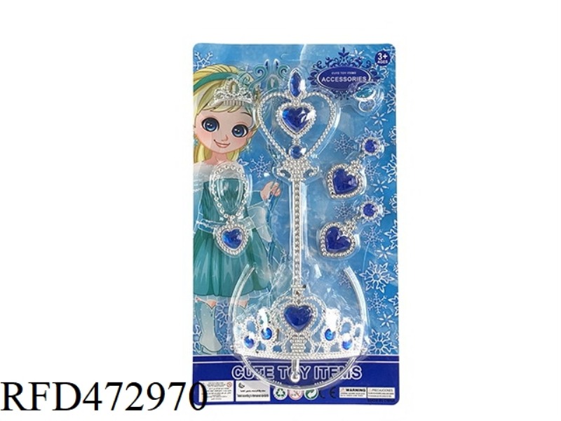 BIG CROWN + BIG MAGIC WAND + BIG EARRING JEWELRY