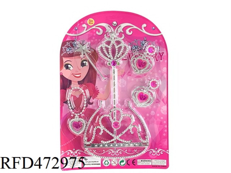 BIG CROWN + BIG MAGIC WAND + BIG EARRING JEWELRY