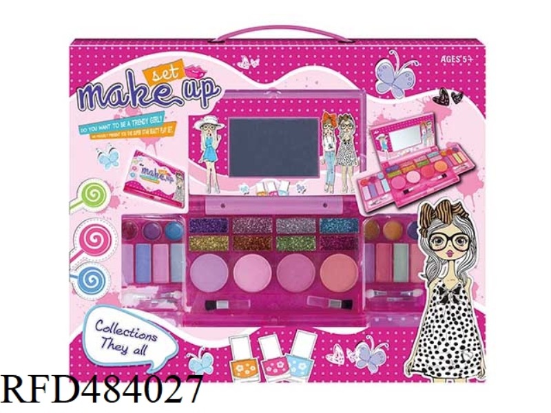 NAIL DRESS UP GIRL TOY DIY SET