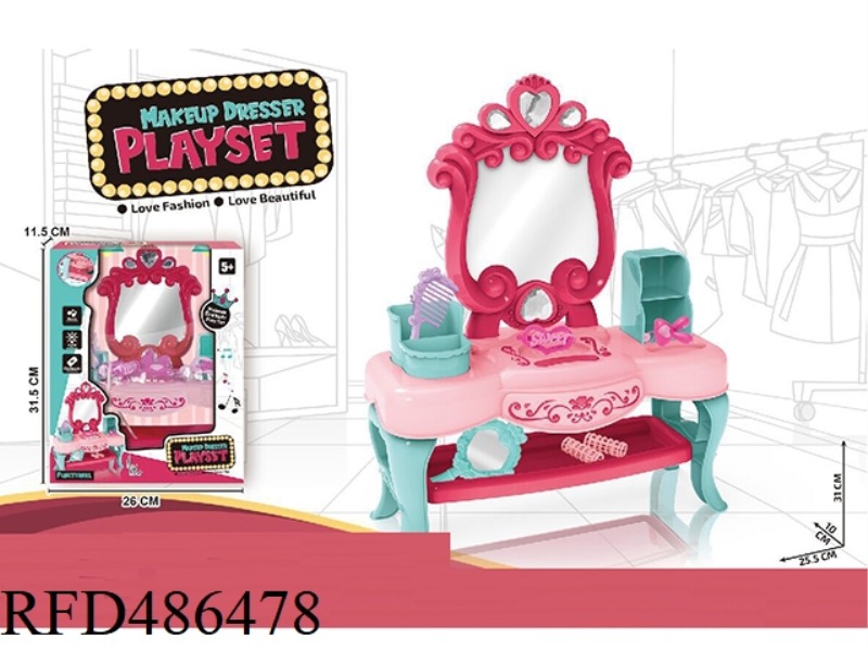 DRESSING TABLE WITH ACCESSORIES