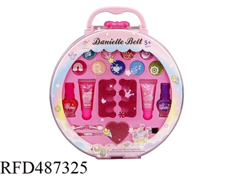 BRIGHT BENZENE LARGE ROUND BOX COLOR MAKEUP