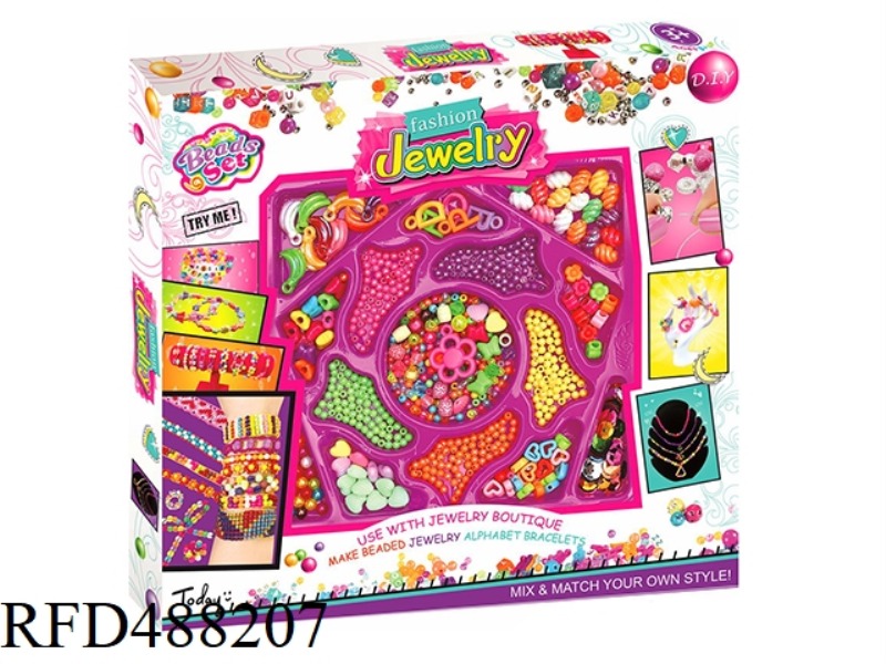 DIY,JEWELRY,BOX,FOR,GIRLS,(700PCS+)